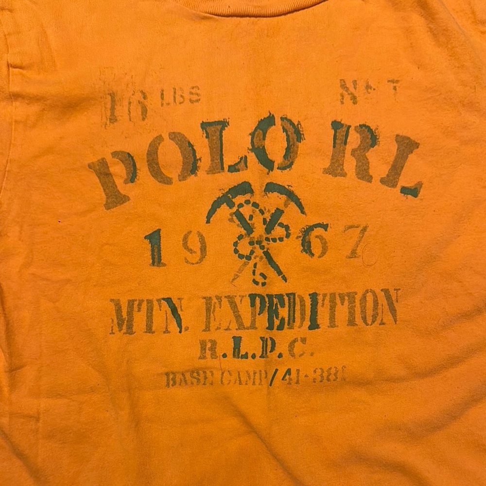 Polo by Ralph Lauren Orange Short Sleeve boys Tee - Picture 2 of 5